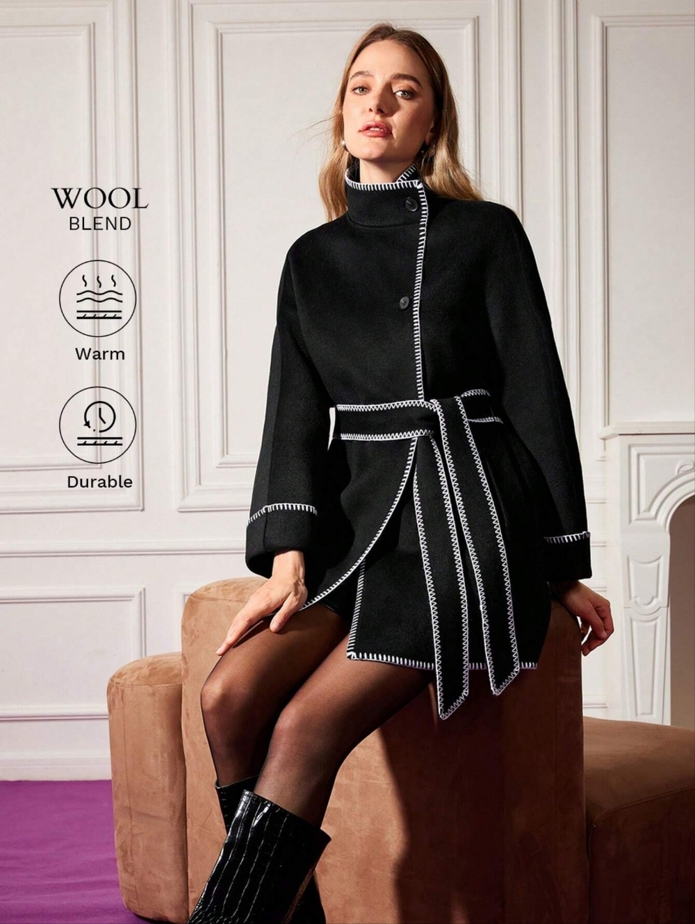 Black Short Coat – MOTF Size M